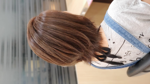 白髪ぼかしハイライト